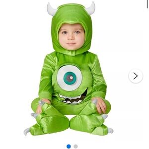 Disney Monsters Inc. Baby Mike Costume - Green